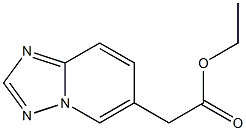 ethyl 2-([1,2,4]triazolo[1,5-a]pyridin-6-yl)acetate Struktur