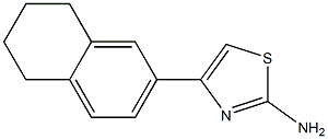 2-AMino-4-(5,6,7,8-tetrahydro-2-naphthyl)thiazole, 97% Struktur