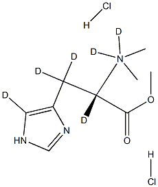 N,N-DiMethyl-L-histidine-d6 Methyl Ester Dihydrochloride Struktur