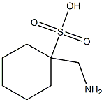 1-aMinoMethylcyclohexane-1-sulfonic acid Struktur