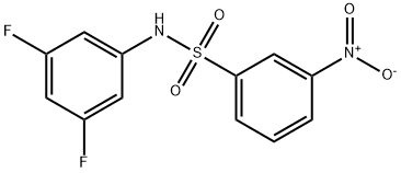 N-(3,5-Difluorophenyl)-3-nitrobenzenesulfonaMide, 97% Struktur