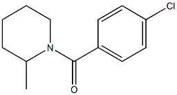 1-(4-Chlorobenzoyl)-2-Methylpiperidine, 97% Struktur