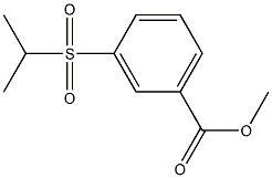 Methyl 3-(isopropylsulfonyl)benzoate Struktur