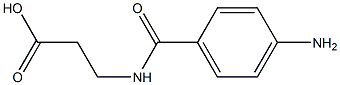 3-(4-aMinobenzaMido)propanoic acid Struktur