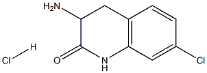 3-aMino-7-chloro-3,4-dihydroquinolin-2(1H)-one hydrochloride Struktur