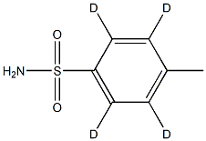 p-Toluene-d4-sulfonaMide Struktur