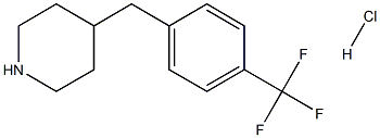 4-[4-(TRIFLUOROMETHYL)BENZYL]PIPERIDINE HCL Struktur