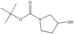 1-Boc-3-Hydroxypyrrolidine Struktur