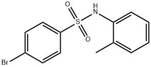 4-bromo-N-(2-methylphenyl)benzenesulfonamide Struktur