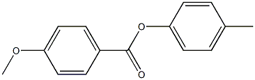 4-methylphenyl 4-methoxybenzoate Struktur