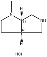 (3aR,6aR)-1-Methyl-hexahydropyrrolo[3,4-b]pyrrole Dihydrochloride Struktur