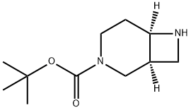 (1S,6R)-3-Boc-3,7-diazabicyclo[4.2.0]octane Struktur