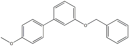 1-(Benzyloxy)-3-(4-methoxyphenyl)benzene Struktur