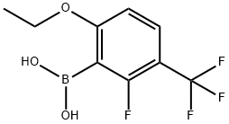 6-Ethoxy-2-fluoro-3-(trifluoromethyl)phenylboronic acid Struktur