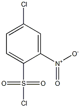 2-Nitro-4-Chloro Benzene Sulphonyl Chloride Struktur