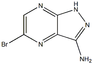 5-BROMO-1H-PYRAZOLO[3,4-B]PYRAZINE-3-YLAMINE Struktur