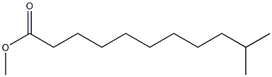 10-Methylhendecanoic acid methyl ester Struktur