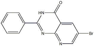 6-broMo-2-phenylpyrido[2,3-d]pyriMidin-4(3H)-one Struktur