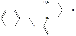 benzyl (3-aMino-2-hydroxypropyl)carbaMate Struktur