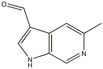 5-Methyl-1H-pyrrolo[2,3-c]pyridine-3-carbaldehyde Struktur