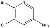 6-BroMo-5-chloro-pyridin-3-ylaMine Struktur