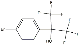 2-(4-BroMo-phenyl)-1,1,1,3,3,3-hexafluoro-propan-2-ol Struktur