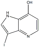 3-IODO-1H-PYRROLO[3,2-B]PYRIDIN-7-OL Struktur