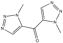 bis(3-Methyl-3H-1,2,3-triazol-4-yl)Methanone Struktur