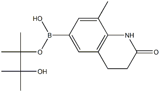 8-Methyl-2-oxo-1,2,3,4-tetrahydroquinoline-6-boronic Acid Pinacol Ester Struktur