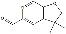 2,3-dihydro-3,3-diMethylfuro[2,3-c]pyridine-5-carbaldehyde Struktur