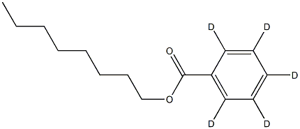 n-Octyl Benzoate-d5 Struktur