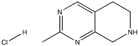 2-Methyl-5,6,7,8-tetrahydro-pyrido[3,4-d]pyriMidine hydrochloride Struktur