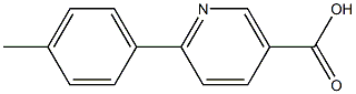 6-p-Tolyl-nicotinic acid Struktur