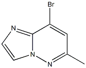 8-broMo-6-MethyliMidazo[1,2-b]pyridazine Struktur