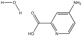 4-AMinopyridine-2-carboxylic Acid Monohydrate Struktur