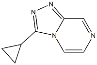 3-cyclopropyl-[1,2,4]triazolo[4,3-a]pyrazine Struktur