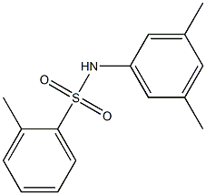 N-(3,5-dimethylphenyl)-2-methylbenzenesulfonamide Struktur