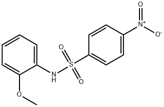 N-(2-methoxyphenyl)-4-nitrobenzenesulfonamide Struktur