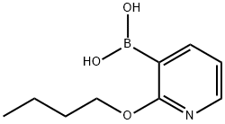 2-Butoxypyridine-3-boronic acid Struktur