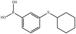 3-(Cyclohexylthio)phenylboronic acid Struktur