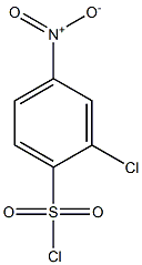 2-Chloro-4-Nitro Benzene Sulphonyl Chloride Struktur