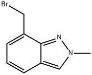 7-BroMoMethyl-2-Methylindazole Struktur