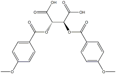 Di-p-Anisoyl-D-Tartaraic Acid Struktur