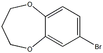 7-broMo-3,4-dihydro-2H-benzo[b][1,4]dioxepine Struktur