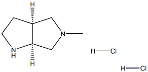 cis-5-Methyl-1H-hexahydropyrrolo[3,4-b]pyrrole Dihydrochloride Struktur