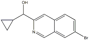 (7-broMoisoquinolin-3-yl)(cyclopropyl)Methanol Struktur