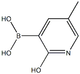 2-hydroxy-5-Methylpyridin-3-ylboronic acid Struktur