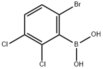 6-BroMo-2,3-dichlorophenylboronicacid Struktur