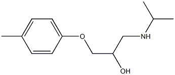 (2RS)-1-(IsopropylaMino)-3-(4-Methylphenoxy)propan-2-ol Struktur