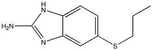 5-(Propylsulphanyl)-1H-benziMidazol-2-aMine Struktur